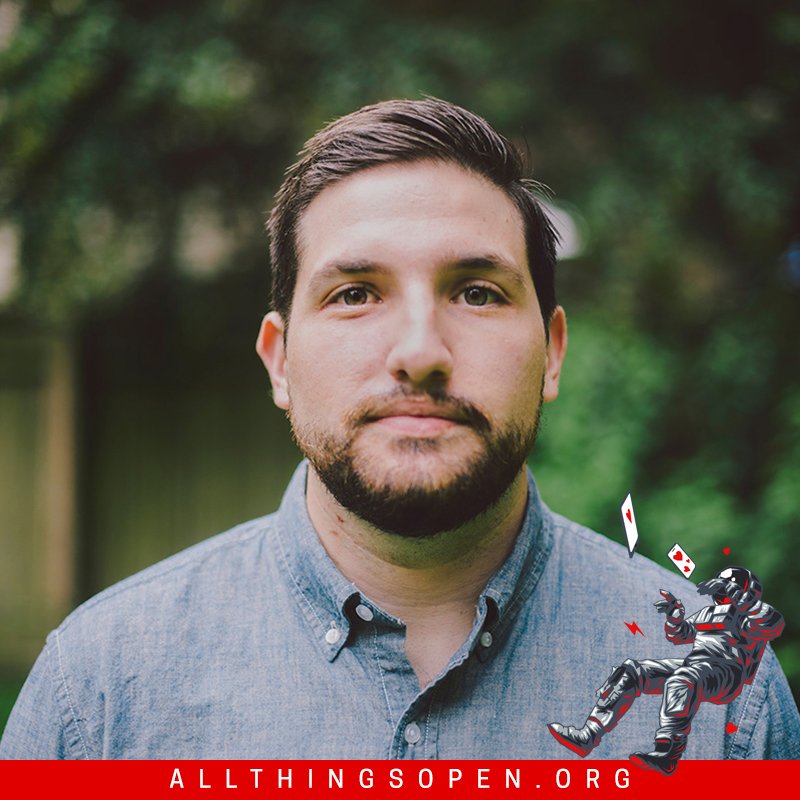 Nick Harvey's headshot for All Things Open.