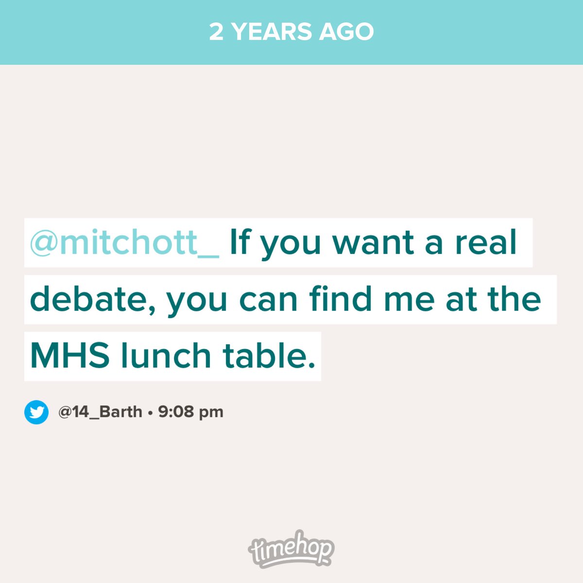 14_Barth's tweet photo. ⁦@mitchott_⁩ do you ever drink to not get drunk!?!? https://t.co/gWN5dC2zhz