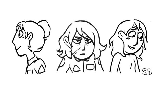 Connie doodles (digitalized from my sketchbook) 