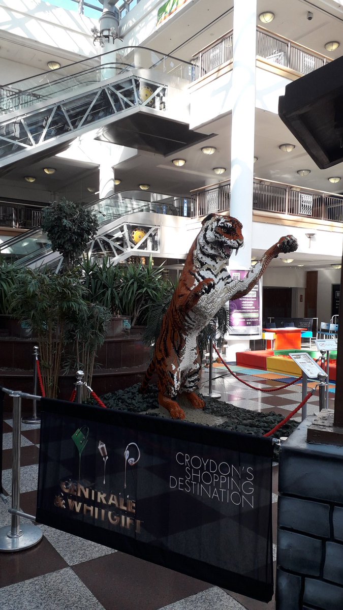 Shandini90's tweet photo. Made of Legos at @whitgiftcroydon #tiger #Snowleopard #penguin https://t.co/ORdeO7qSPk