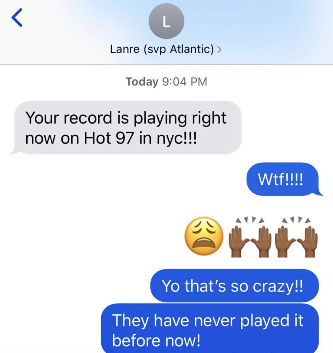 VerseSimmonds's tweet photo. Iโm fucking independent so being played on a big station like @HOT97 is an accomplishment. Imma work #GUNSTOWN til itโs where itโs suppose to be! And I got more too! Grateful! ๐๐พ https://t.co/U2YizAAieZ