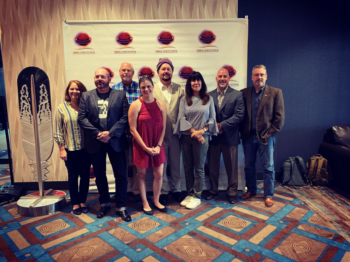 our new documentary DIGADOHI Lands Cherokee and the Trail of Tears had its festival premiere at the <a href="/TribalFilmF/">Tribal Film Festival</a> in Tahlequah OK over the weekend. Shout out to our project partners - funders <a href="/MoHumanities/">Missouri Humanities</a> who made the film possible, &amp; the People of the Cherokee Nation for hosting