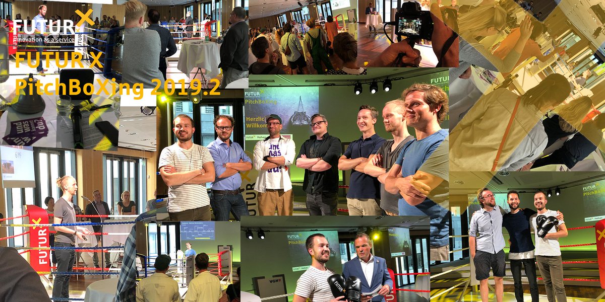 FUTURXGmbH's tweet photo. Freitag stiegen die #Startups aus dem @Hafven, der @Venture_Villa und von #borekdigital in den @FUTURXGmbH 🥊#PitchBoXing #Ring. Glückwunsch an das Team von #HAIP zum Sieg nach #technischem #KO!😉 #Event #Netzwerk #Hannover #Braunschweig #Niedersachsen https://t.co/i786gXQsQr
