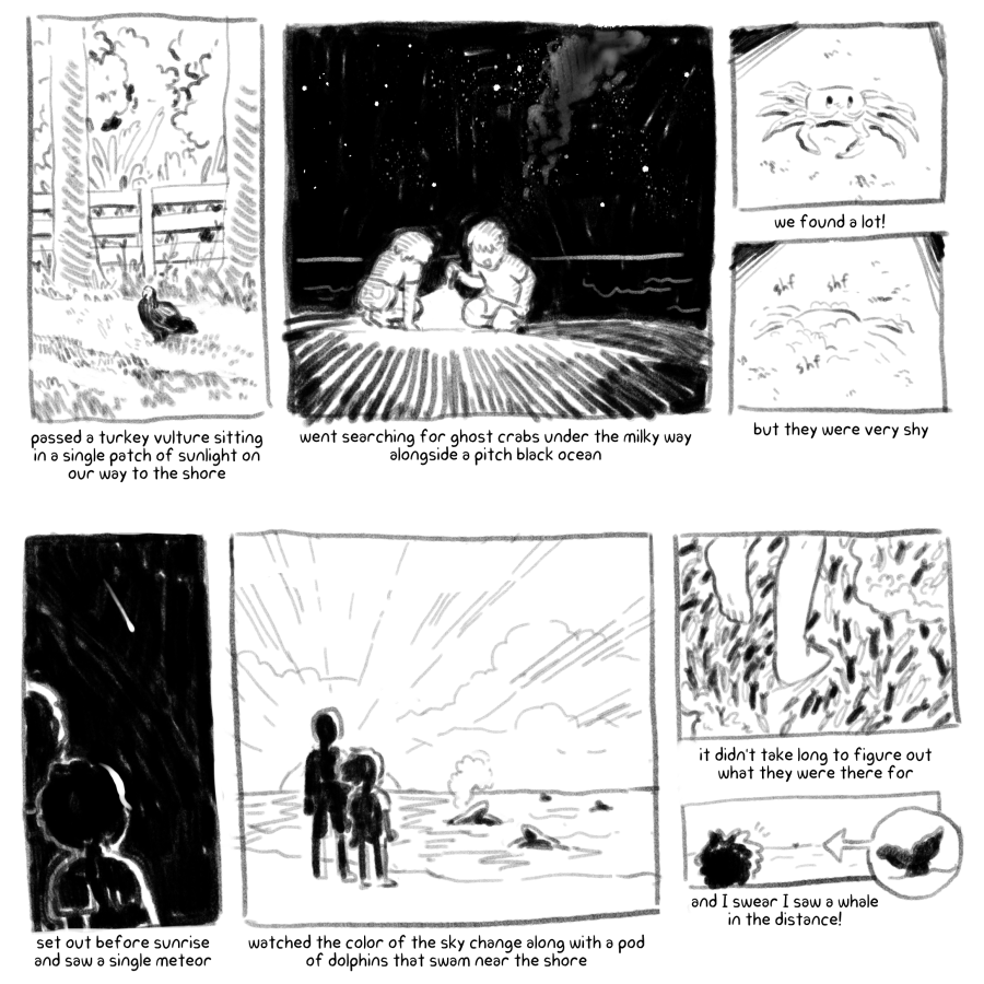 some quick diary comics from vacation 