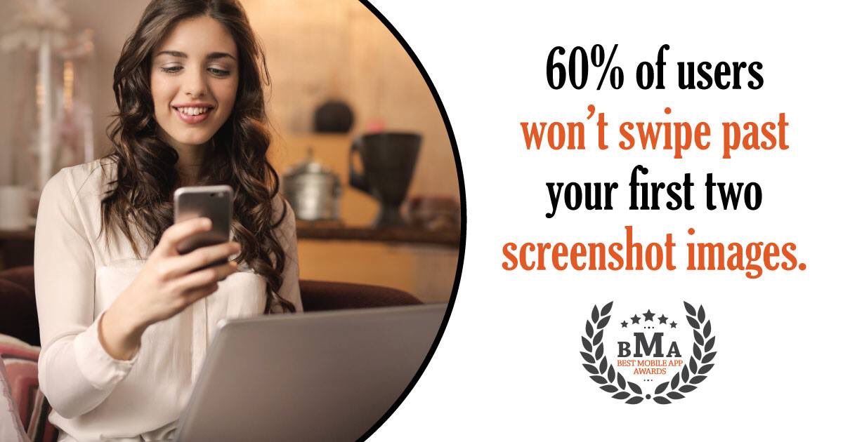 BestAppAwards's tweet image. Make it count! 60% of users won’t swipe past your first two screenshot images. Make sure to place the best version of your first two screenshots. By showing your strongest messages first, it can boost your conversions by 25%. #AppTips #AppLife #AppKnowledge