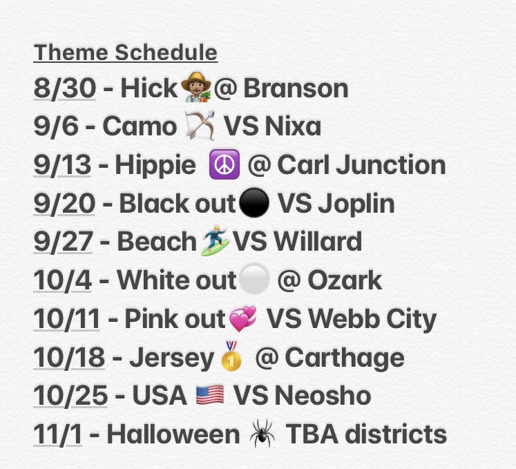 section_rhs's tweet photo. Friday Night Lights begins this week! Here is the full list of themes for this season‼️ https://t.co/ZxegiRmb4h
