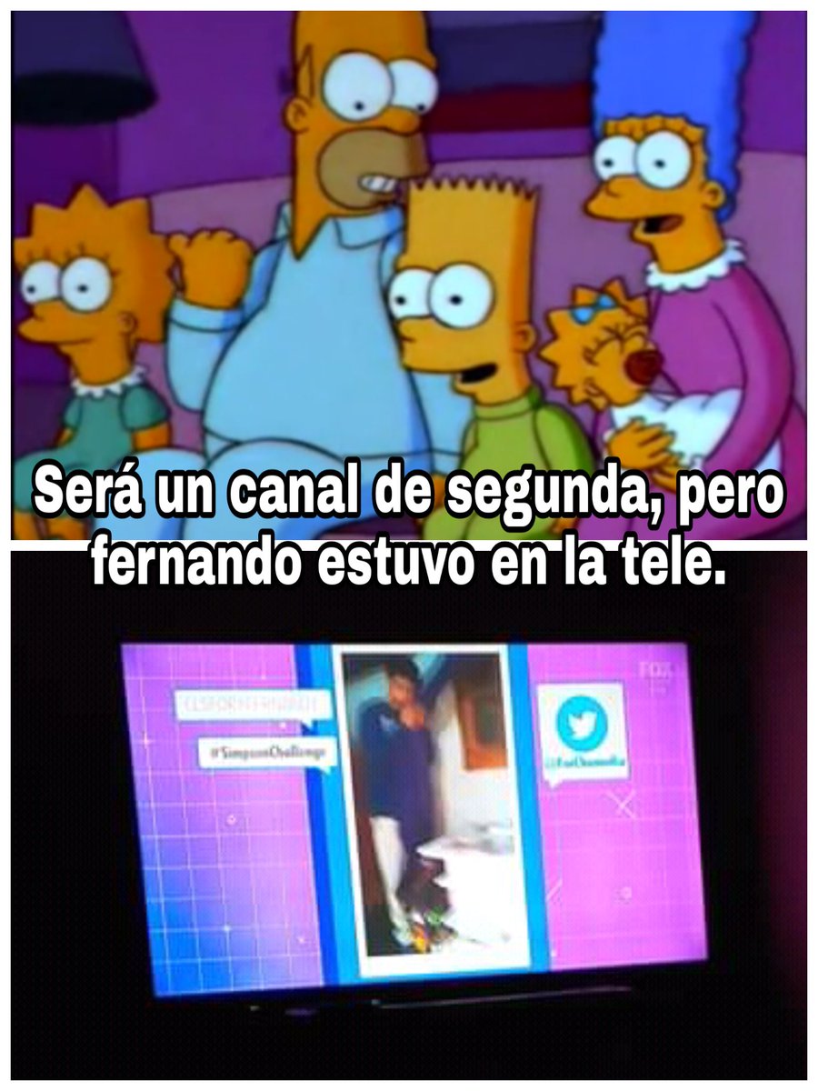 ElSeorXFernand1's tweet photo. Muchas gracias han hecho muy feliz a este viejo estereotipo italiano @FOXChannelLA #SimpsonChallenge #GeneracionS @LosSimpsonTVLA #BuenLunes https://t.co/5s7fKAsu50