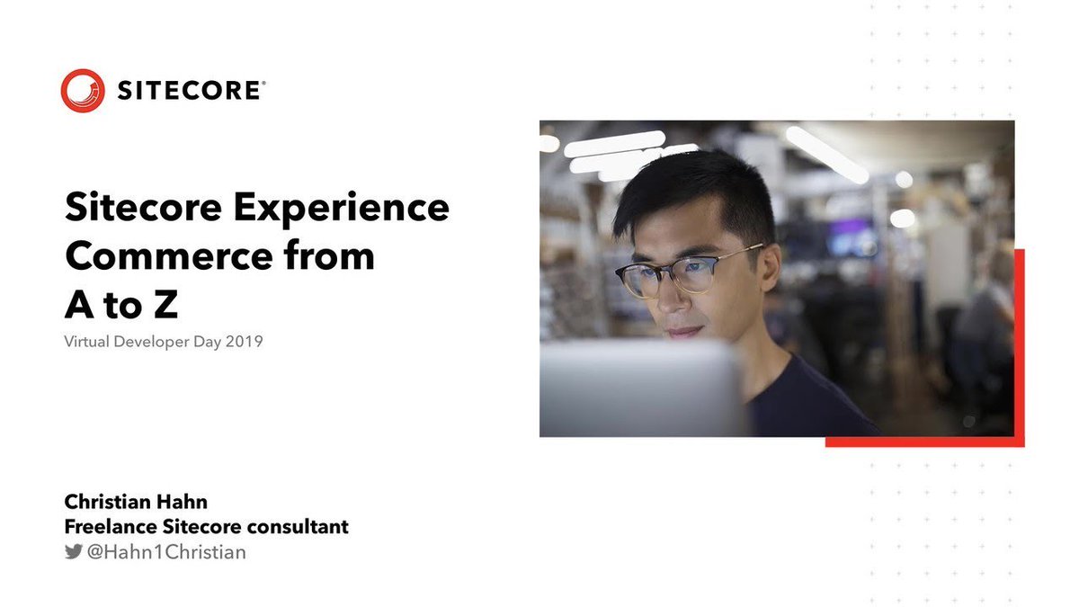 In this session from #SitecoreVDD 2019, <a href="/Hahn1Christian/">Christian Hahn</a> presents "Sitecore Experience Commerce from A to Z," which provides an overview of various features and terms related to the product. siteco.re/2KWKPXb
