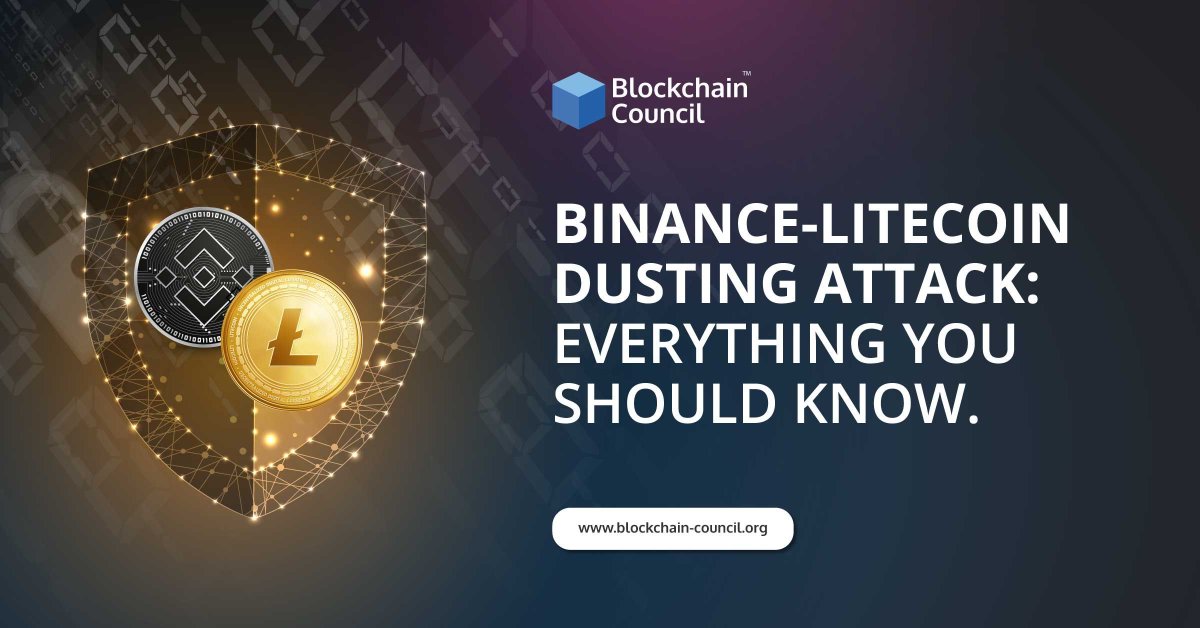 toshblocks's tweet photo. A dusting attack is a relatively new kind of malicious activity used by scammers and hackers to hinder the privacy of Bitcoin and cryptocurrency users. https://t.co/mJnUjDIISw

#DustingAttack #Binance #Litecoin #BinanceLitecoin #Blockchain #Bitcoin #BlockchainCouncil https://t.co/qM08ORaVTu