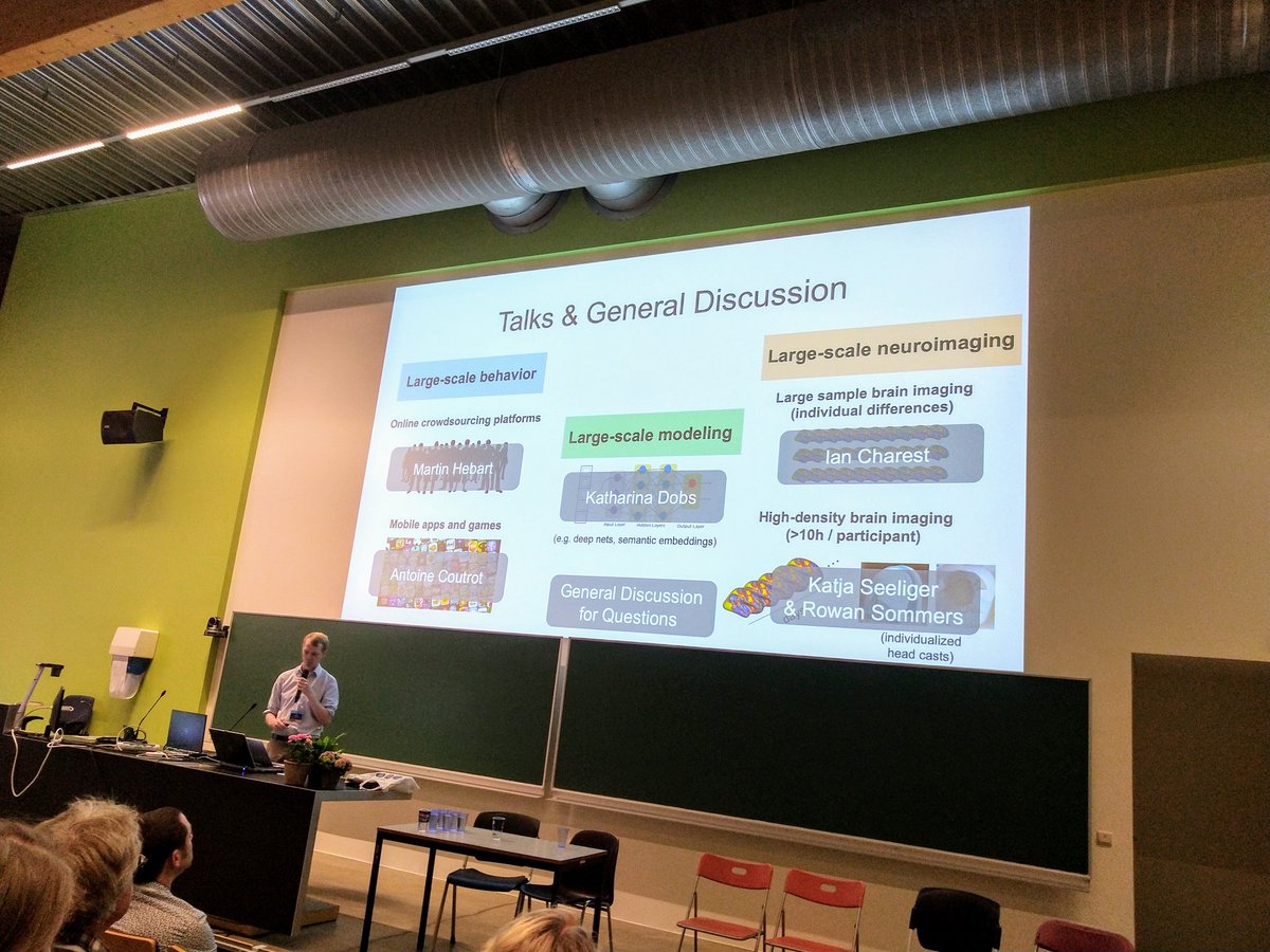 The power of big data and large-scale collaboration in vision science kick-started by @martin_hebart at #ECVP2019