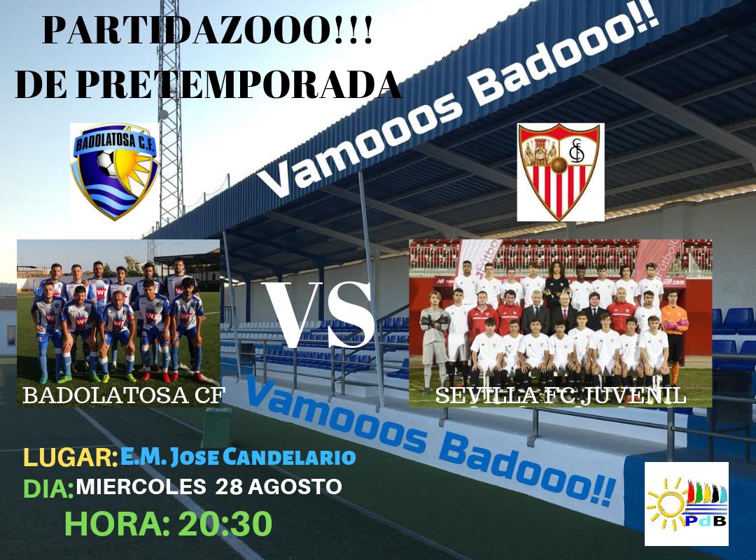 BadolatosaCFS17's tweet photo. Este Miercoles tenemos un autentico PartidaZZZo de Pretemporada, nos visita el Juvenil del Sevilla FC. comienza a las 20:30h, entrada 2€
VAMOOOOOSS BADOOOO!! ESTO COMIENZA YÁ!! https://t.co/WY99qUOPQX