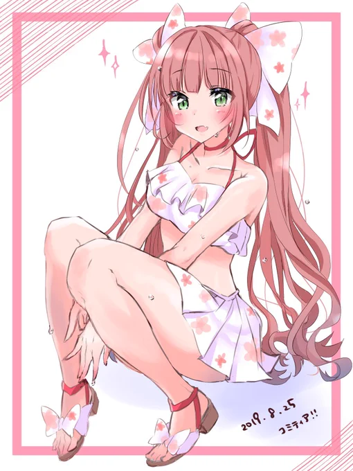 コミティアのゲストイラスト、カラーはこんな感じでしたぁ!☺️? 
