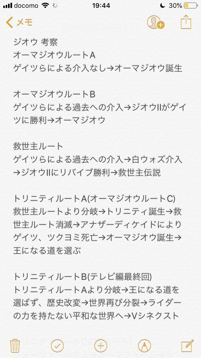ジオウ考察