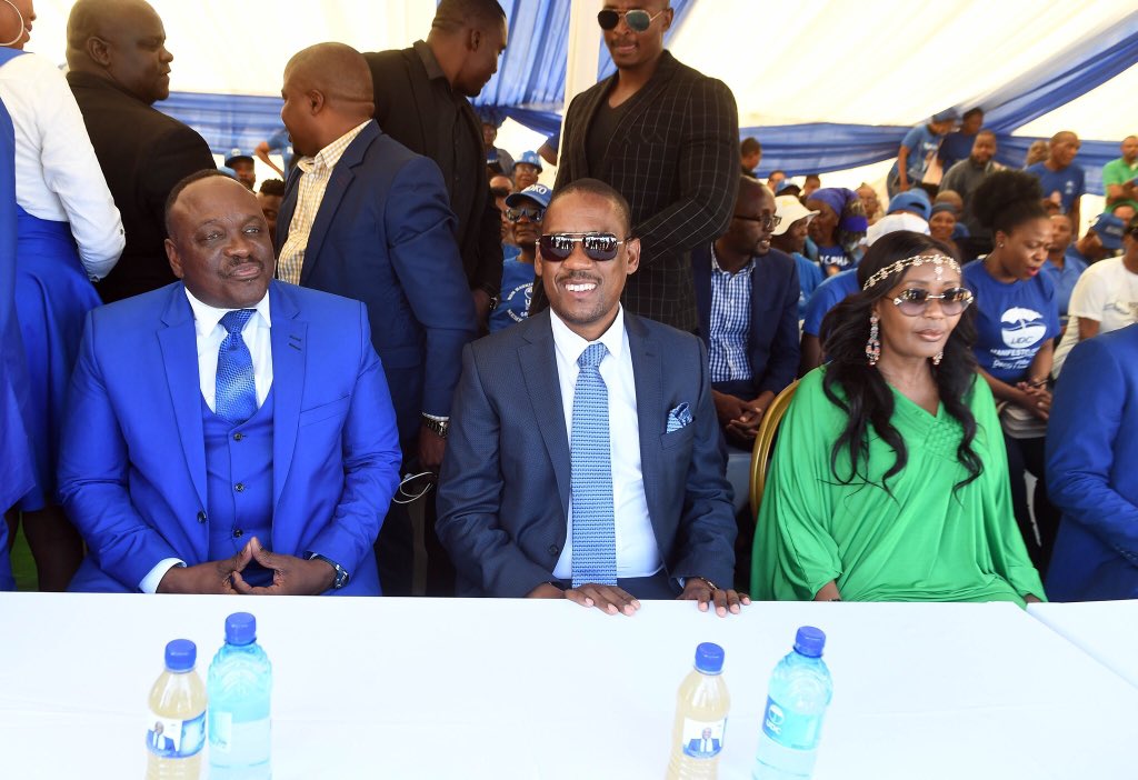 UDC2019's tweet photo. UDC Vice President Dumelang Saleshando for Maun West launched the UDC Tlokweng candidate Cde Kenneth Masego Segokgo in Tlokweng. https://t.co/2ac28lAfHS