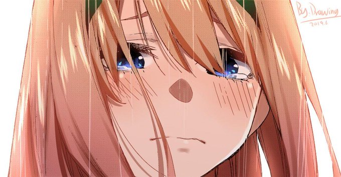 べるぬいさんがTwitterに投稿した中野四葉(五等分の花嫁)のイラスト。