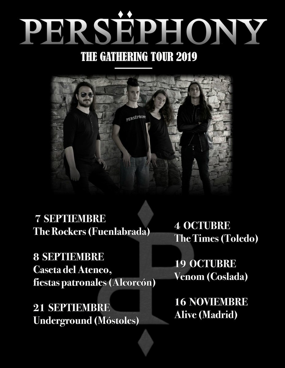 PersephonyMetal's tweet photo. Nos entristece anunciar que el concierto del día 7 de septiembre en el The Rockers de Fuenlabrada queda CANCELADO por motivos ajenos a la banda. Os invitamos a que acudáis al resto de conciertos que serán igual de brutales, ¡os esperamos! https://t.co/egXQF0ydQO