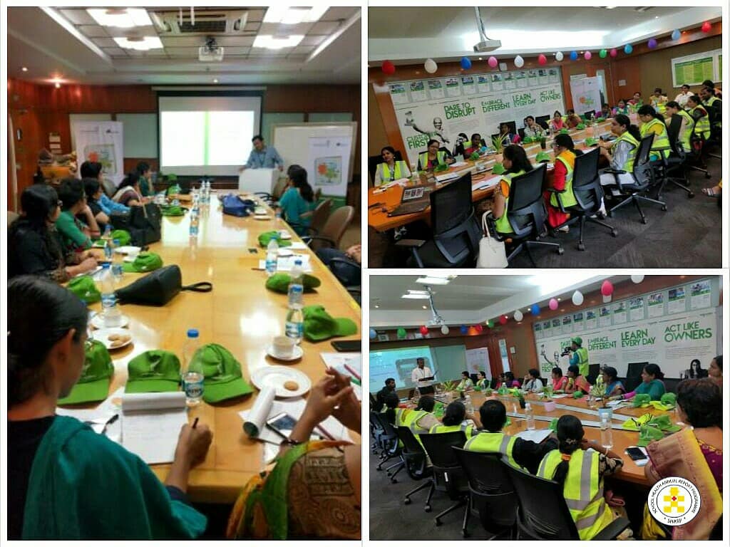 sharpngo's tweet photo. #ConserveMyPlanet stepped into its first phase of #TeachersCapacityBuilding. Teachers from schools in five cities: #Kolkata, #Hyderabad, #Chennai, #Mumbai and #Delhi.They were made aware of  the process of #educatingstudents about #energysaving and #environmentconservation. https://t.co/28tChRI3iU