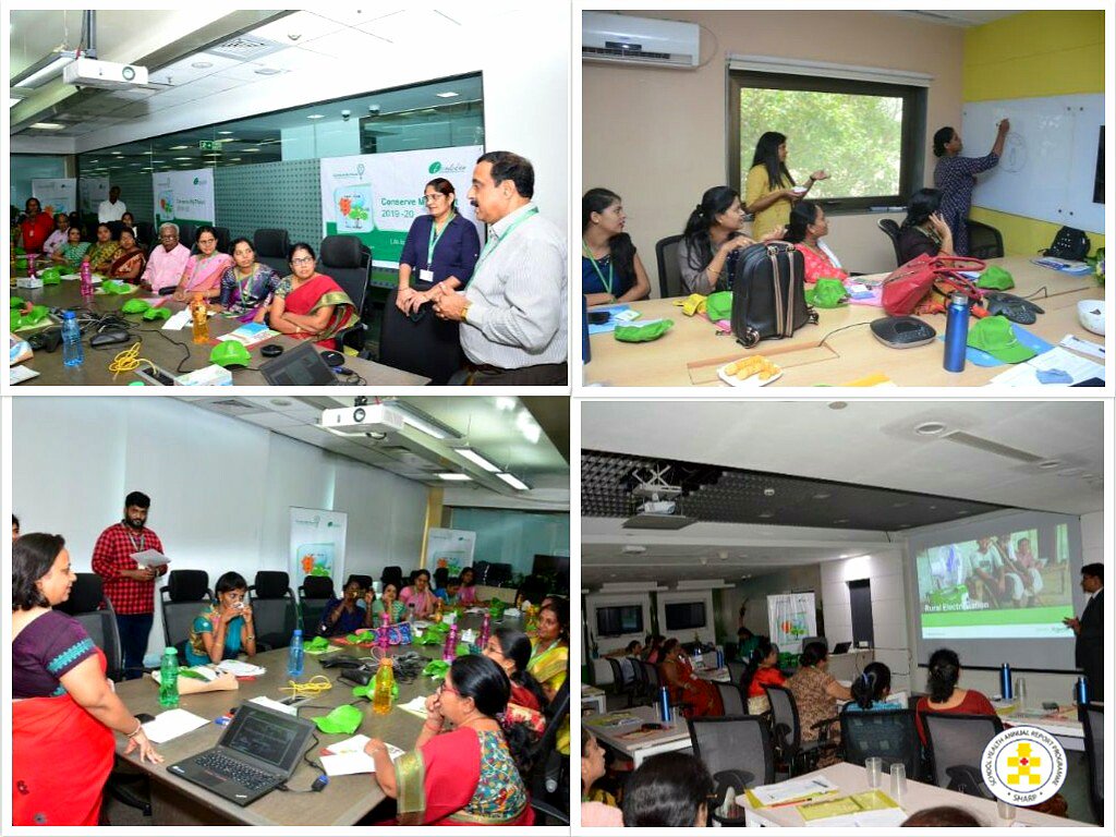 sharpngo's tweet photo. #ConserveMyPlanet stepped into its first phase of #TeachersCapacityBuilding. Teachers from schools in five cities: #Kolkata, #Hyderabad, #Chennai, #Mumbai and #Delhi.They were made aware of  the process of #educatingstudents about #energysaving and #environmentconservation. https://t.co/28tChRI3iU