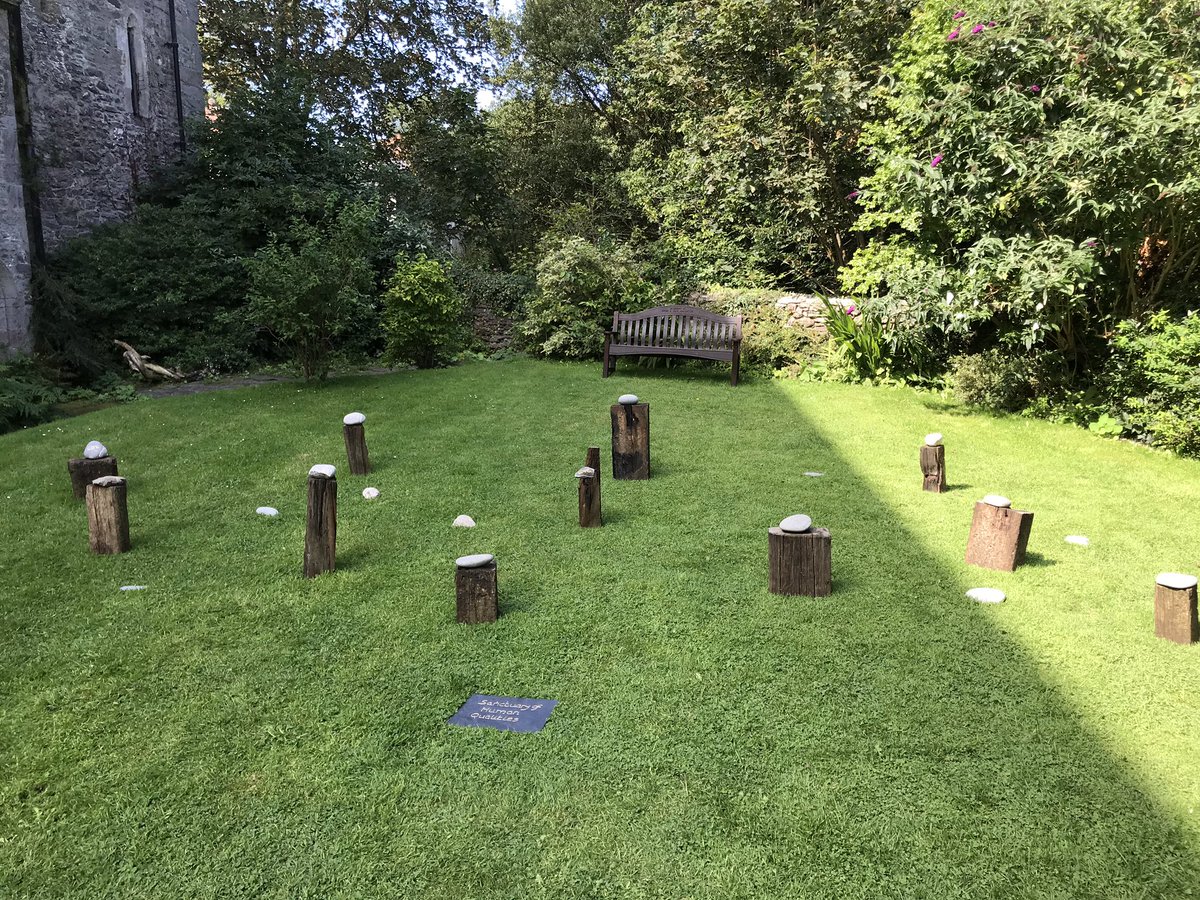SophieWhit1982's tweet photo. It’s open day at the Cathedral and the sanctuary of human qualities can be found in the peace garden. Stop by, reflect and enjoy the peace. #stdavidscath #newrevs https://t.co/xpk2HHxvOw