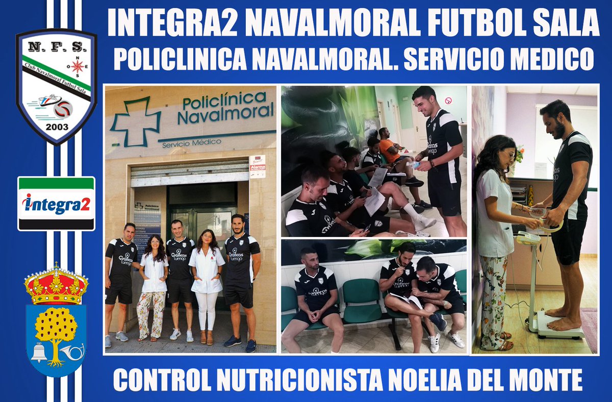 El pasado viernes visitamos la Policlinica para ponernos a las ordenes de @Noedmatias . Todo un lujo para nosotros. Gracias.

🎙️| Noelia: "La alimentación forma parte del entrenamiento. Muchas gracias por contar conmigo" 

Toda la info.➡️ navalmoralfs.com/web/noticia.as…

#IlusiónAzul