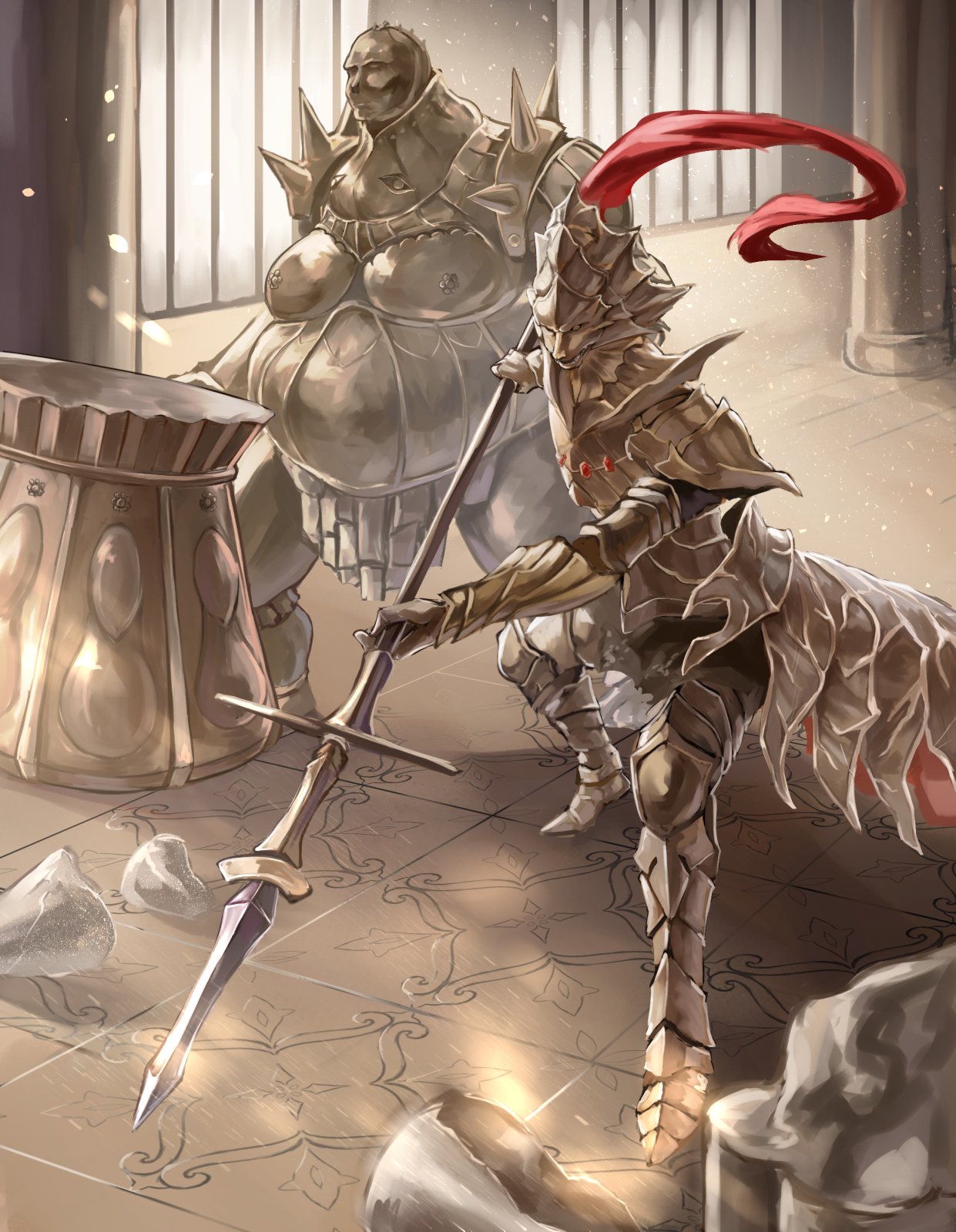 アマノ羽衣 Twitterissa Darksouls 竜狩りオーンスタイン 処刑者スモウ