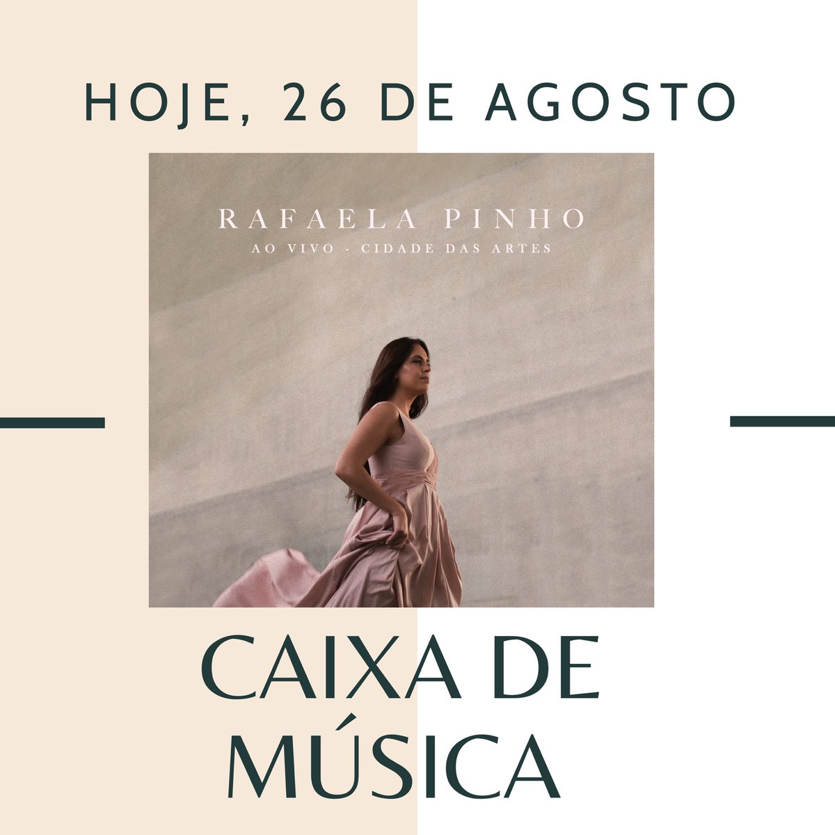 Vou conversar bastante sobre o DVD hoje (26 de agosto) no Caixa de Música. Conta para os amigos e vem assistir. 19:30