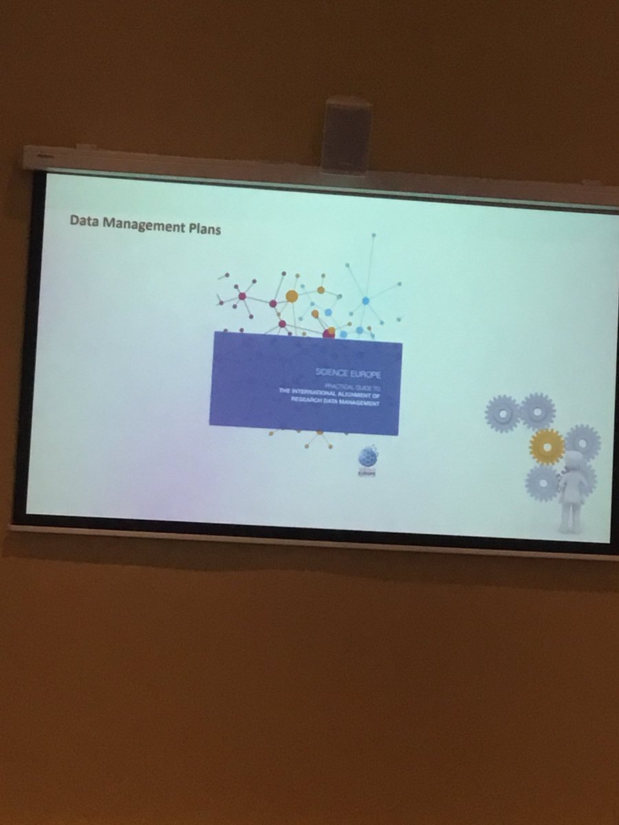 conulireland's tweet photo. Where to start w research data management? @CoffeyAoife recommends starting with Science Europe guidelines @UCCLibrary and adapting to each conversation w researchers #OpenScience #conultd #conulresearch https://t.co/HEcmb8UVj1