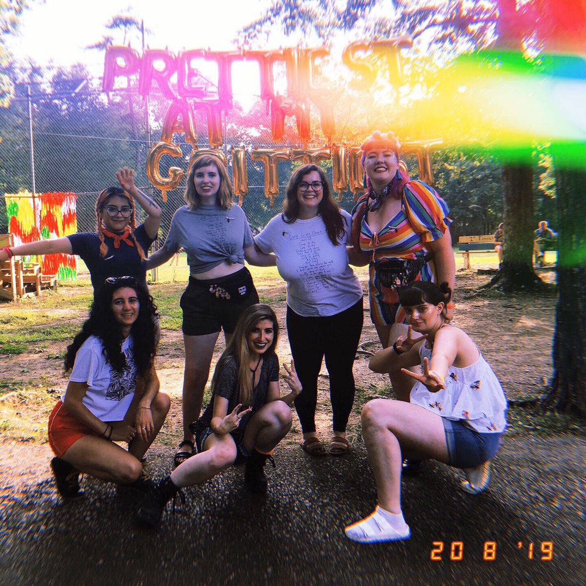 Imxgen's tweet photo. im still finding new bug bites, my legs are covered in bruises and glitter is everywhere but I’d do #campgritty again in a heartbeat 🏕🥵✨ https://t.co/OXDG8onyM4