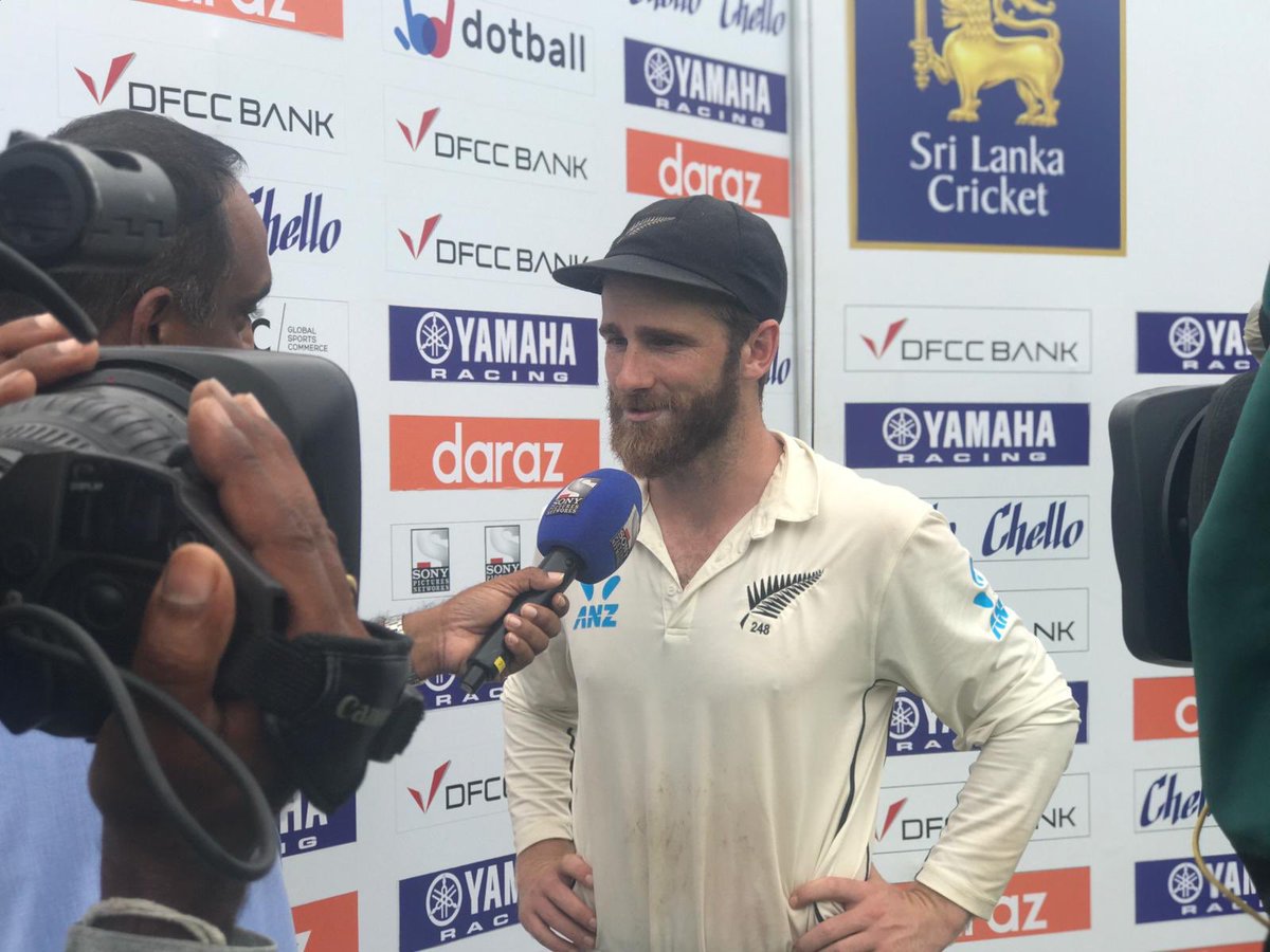 BLACKCAPS's tweet photo. Shared Test series with @OfficialSLC ✅ 
Player of match: Tom Latham 👍🏽
Player of series: BJ Watling 👏🏽 

#SLvSL https://t.co/Ybed2yVPxd