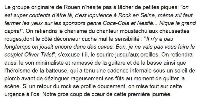 mosieurj's tweet photo. "[....] on mise tout sur cette urgence à l'os. Notre gros coup de cœur de cette 1ère journée @rockenseine" : The Cure?  Eels? Jeanne Added? Balthazar? Johnny Marr? 
NON !  > WHE HATE YOU PLEASE DIE < da #Rouen ! @franceinfo https://t.co/er6L8orTRp #SupportYourLocalBand #whypd https://t.co/02q1dEIyMe