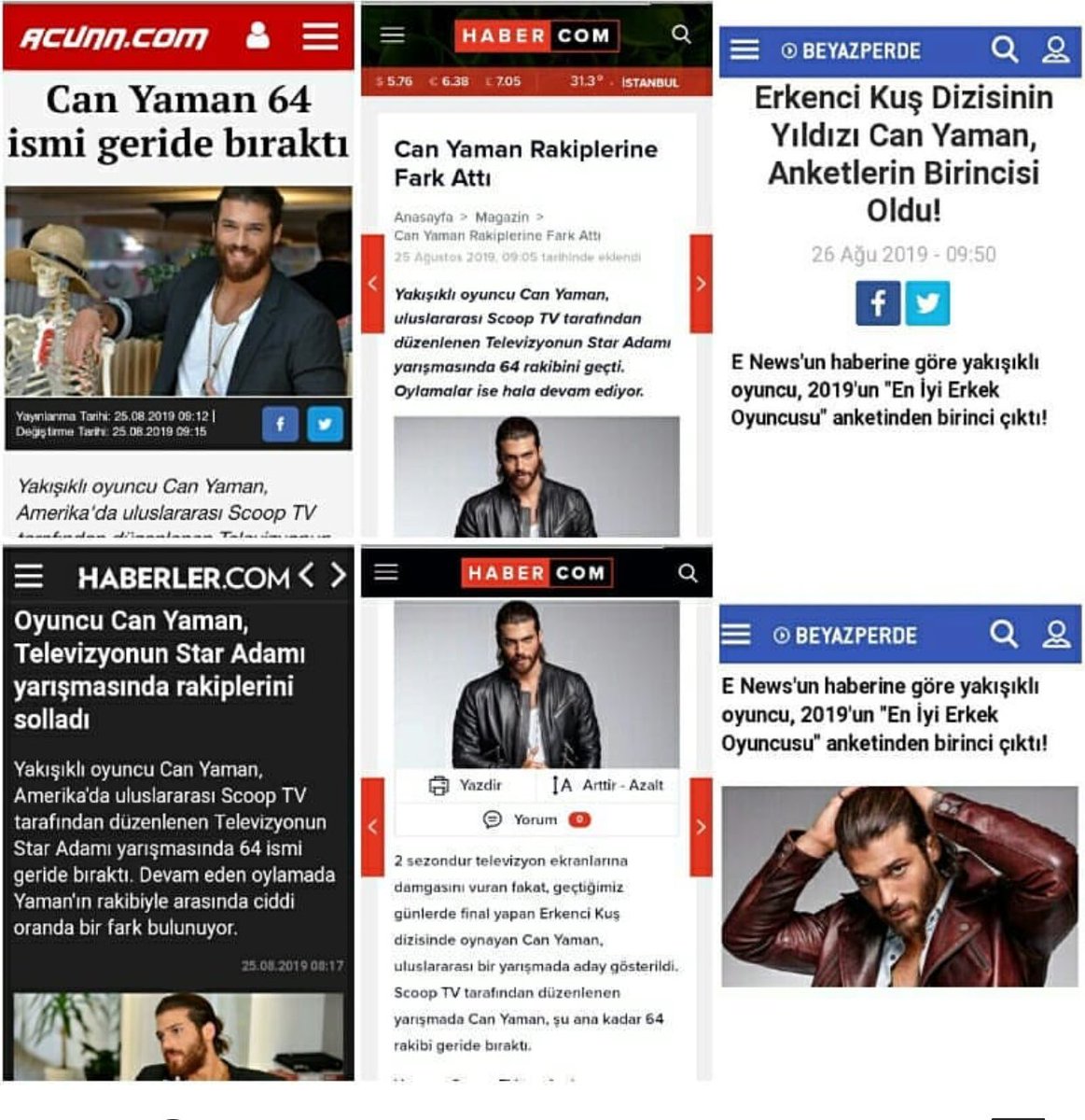 Canyamanlovers's tweet photo. New #CanYaman on Turkish press😉

You deserve all the success 🧿🧿❤️🤴🏻
#CanDivit #CYTeam https://t.co/dCdvdwpbQ7