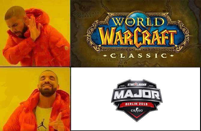 99DAMAGEde's tweet photo. Unsere Prioritäten für die Woche sind gesetzt.
Wie ist es bei euch? 🤪
#99Major #BerlinMajor2019 #BerlinMajor #WoWClassic https://t.co/mA83F5Gbwh