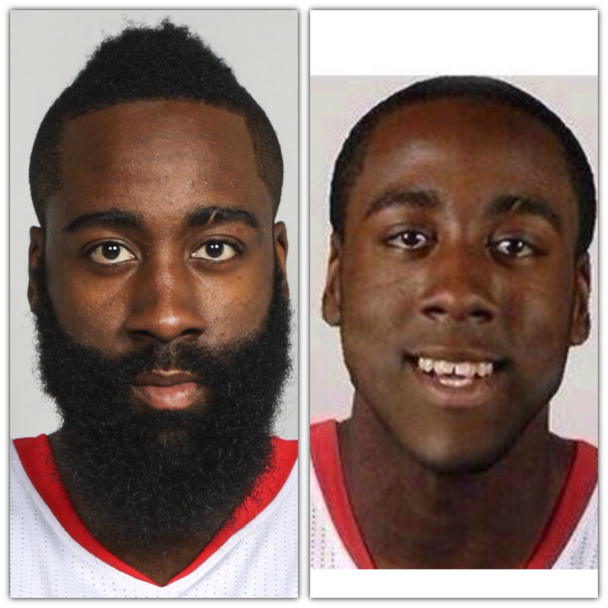Happy 30th birthday to James Harden. To celebrate, here\s a picture of him without his famous beard.... 