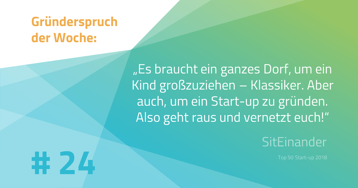 P4B_Online's tweet photo. Kindererziehung und die Gründung eines Start-ups haben mehr gemeinsam, als es den Anschein hat. @SitEinander mit dem #Gründerspruch der Woche. #BesserGründen #Top50Startups #Kindererziehung #Babysitting #Netzwerk #Netzwerken #Networking #StartUp #StartUps https://t.co/i6RmKPxAPf