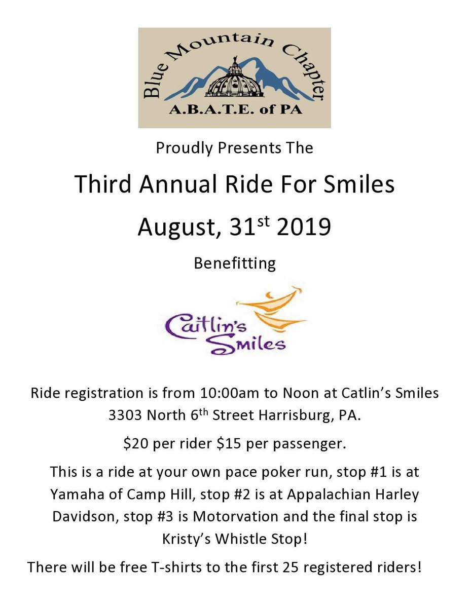 cyberbiker62's tweet image. This coming weekend across ABATE of PA: