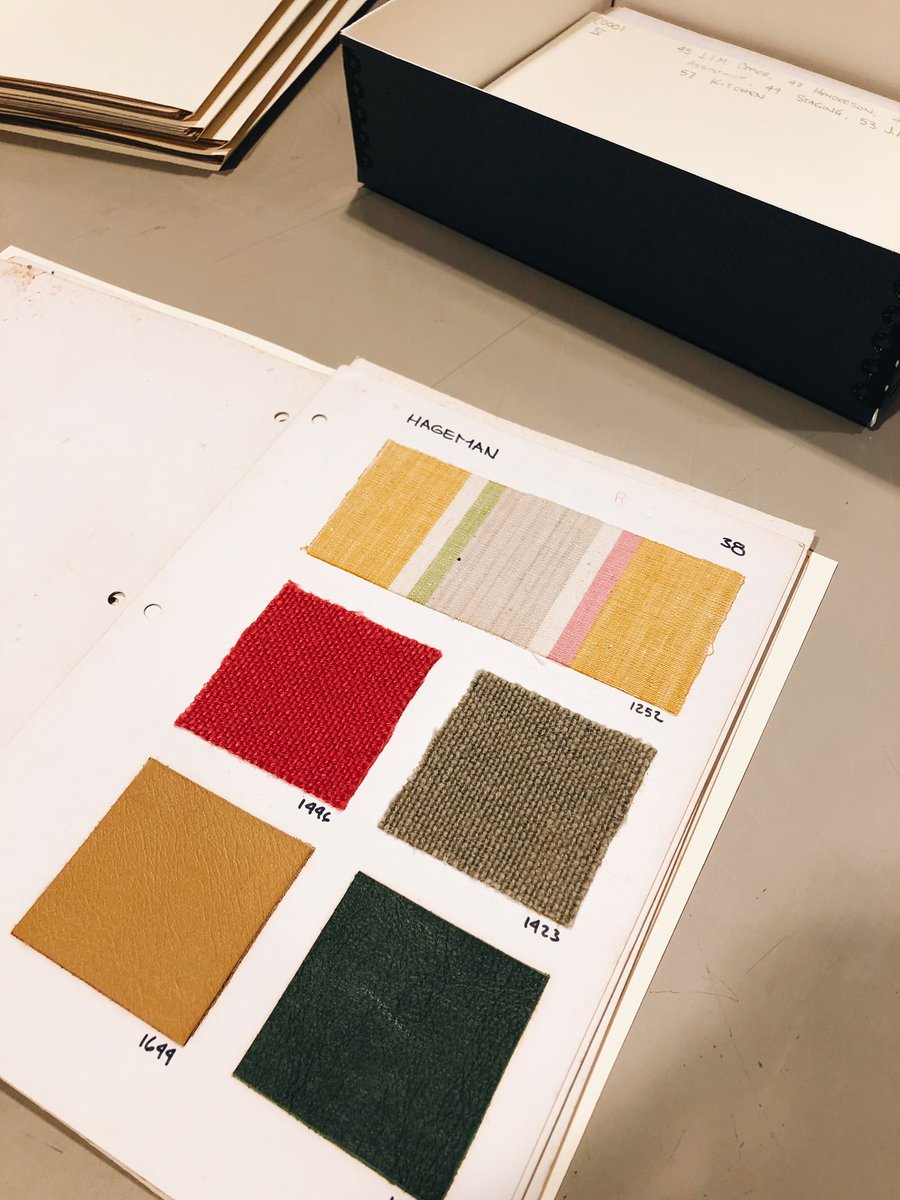 kelseykeith's tweet photo. Got to noodle around some Girard archives before visiting the office he designed for Columbus architecture patron J. Irwin Miller: https://t.co/cW249c4QXi