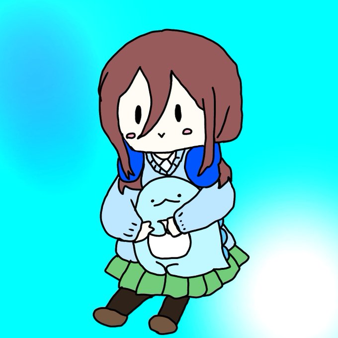 お茶うさぎさんがTwitterに投稿した中野三玖(五等分の花嫁)のイラスト。