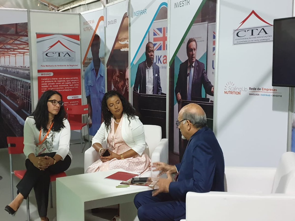 SBNMozambique's tweet photo. The @SBNMozambique is talking #nutrition today at the 55th edition of #Facim2019
Come &amp; visit our stand!
#Privatesector
#InvestInNutrition 
#TheFutureIsInOurHands https://t.co/99Nrs6gf8P