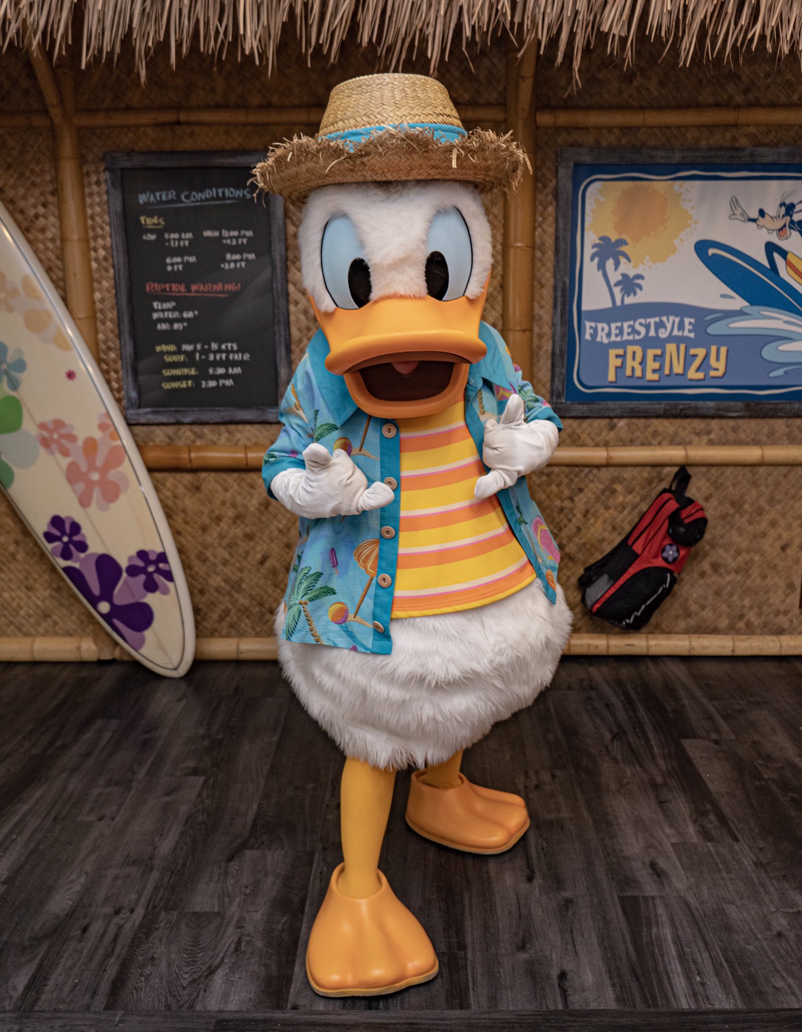 ドナかね すみれ ほぼ交換 麦わら帽子のドナがお出迎え Anaheim Disneysparadisepierhotel Disneyphoto Sonya7iii Donaldducksseasidebreakfast Donaldduck Donald Disneylandresort ディズニーズパラダイスピアホテル ドナルドダック