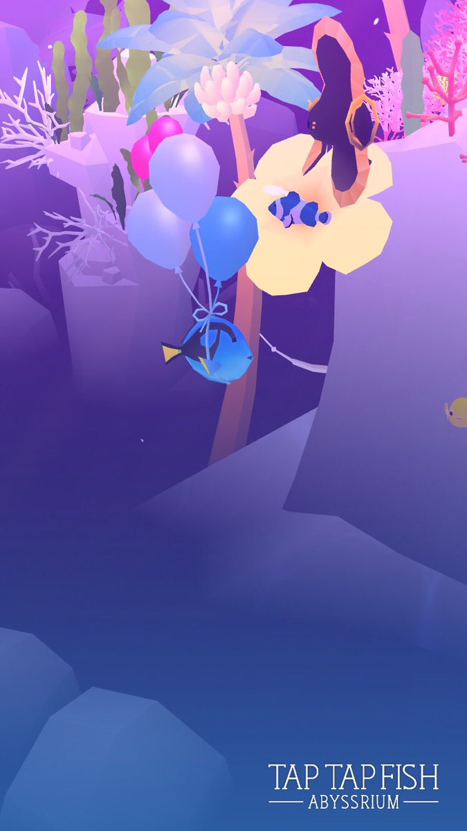 IbuTomat's tweet photo. My Balloon Blue Tang:) 
#taptapfish
Download: https://t.co/fQ3d7Svlpv https://t.co/6Iu1QjEywz