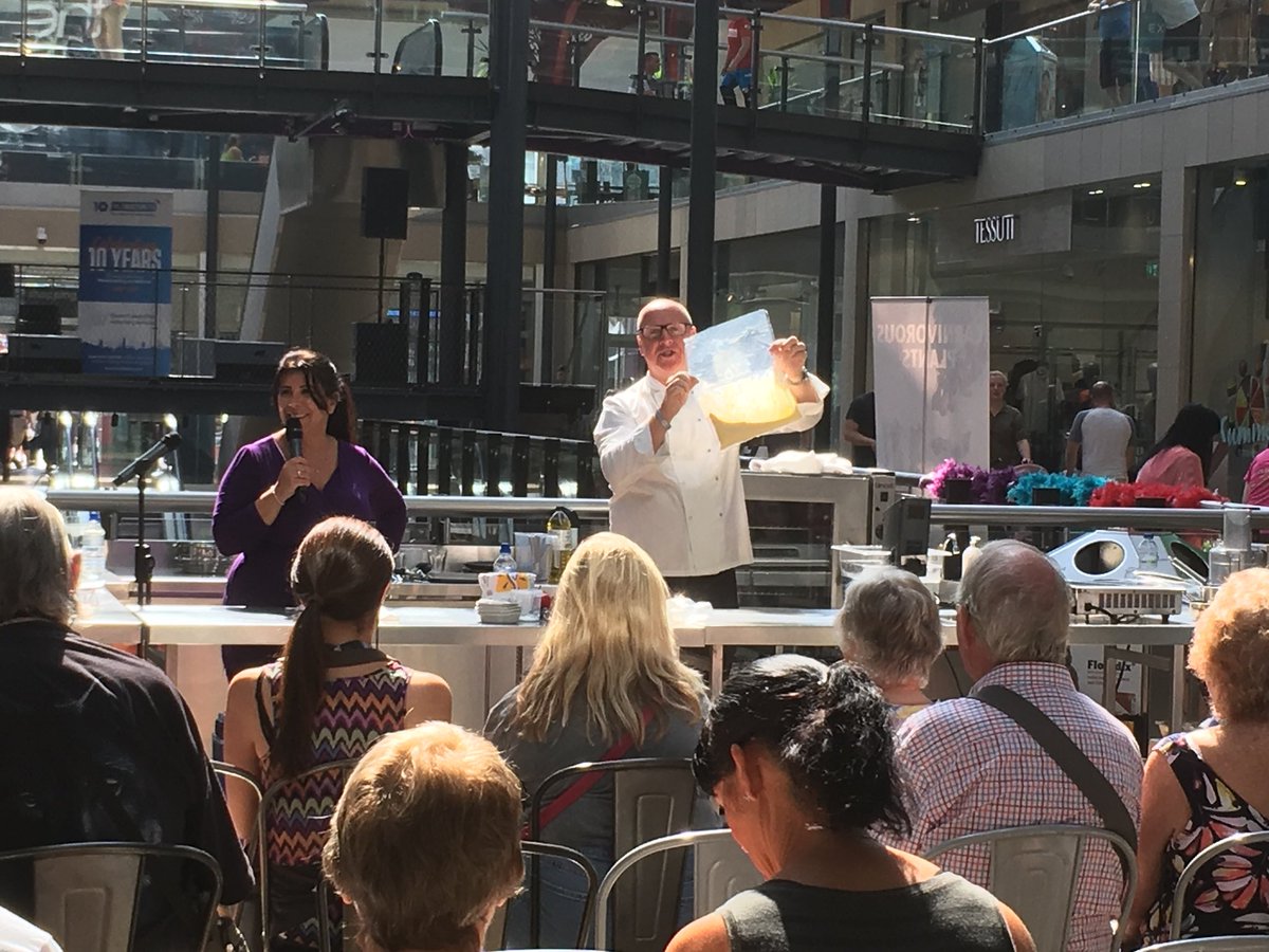BoltonFoodFest's tweet photo. Now on in the @Market_PlaceSC we’ve got @scott_bannon from @theboarshead in Hoghton making apple crumble and proper custard https://t.co/GtRP9qMz2u
