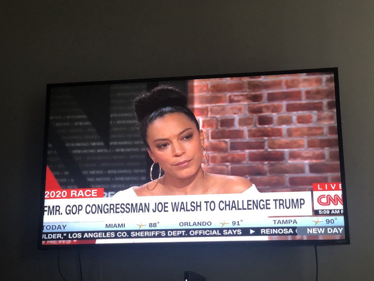 FatouSadio's tweet photo. β1-term Congressman Jow Walsh.β I love you so much @angela_rye!! #squadCNN is my favorite segment on @CNN @NewDay. @JohnBerman https://t.co/R1o8bjfn07