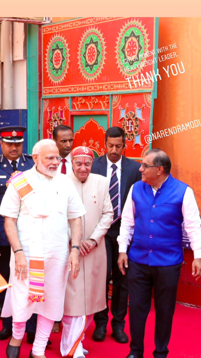 bobthaker's tweet photo. Privileged to welcome Hon’ble PM Natendra Modi in Bahrain to inaugurate the redevelopment of Krishna Temple &amp; Thattai Hindu Merchants Community Complex. @narendramodi @PMOIndia. #Bahrain#diversity#peaceful#coexistence #tolerance# https://t.co/LjGxzKtwJY