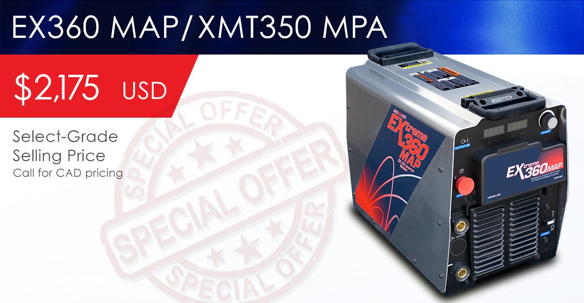 RedDArc's tweet photo. Deal of the Day : EX360MAP/XMT350MPA $2175 Check your location > https://t.co/cXYYahzyM3 #MIG #TIG #pulsedMIG #advancedprocess #Stickwelding #smaw https://t.co/nNVhUITsyH