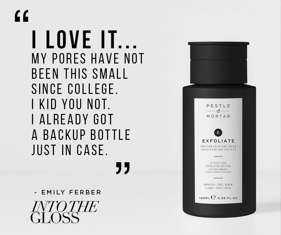 pestle and mortar acid toner