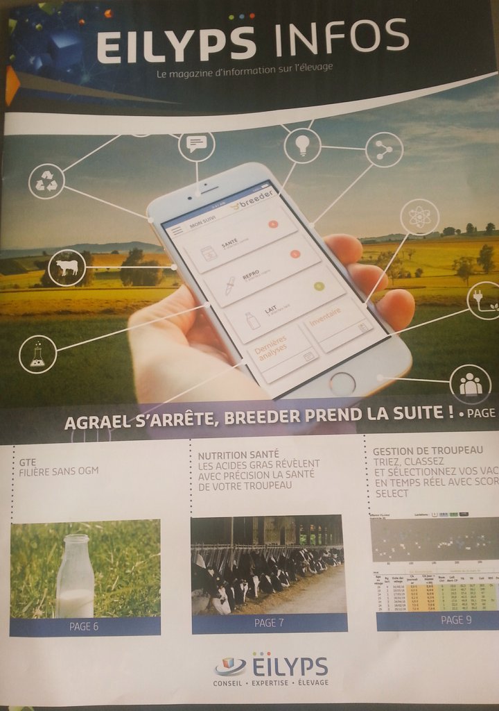 SergeMarshall's tweet image. #AutreActu aime et recommande👍 #lait #produitsLaitiers #eleveurs #economieduLait #breeder @Eilyps