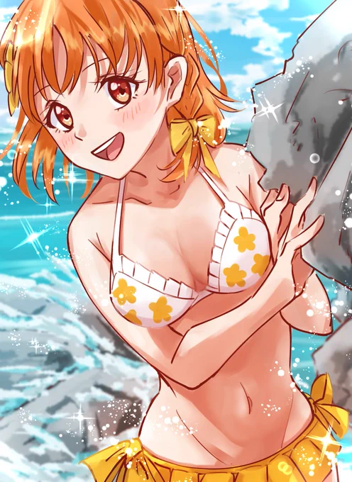 ?「はやく泳ご～!」 