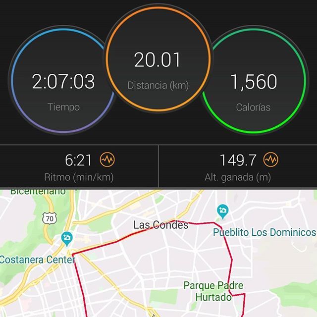 Ayer #20k. Más duro que la vez pasada.
.
.
.
.
.
#running #training #santiago #chile #nike #zoom #airzoom #nikeairzoom #pegasus #pegasus35 #nikepegasus35 #garmin #forerunner #garminforerunner #fr235 #forerunner235 #garminforerunner235 #MaratonViña2019 ift.tt/2U3hsFy