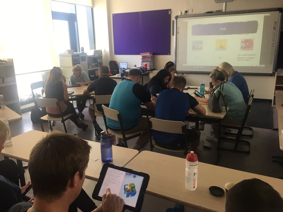 MrBJohal's tweet image. Throughly enjoyed running a session on critical thinking and challenge! Proud of my colleagues’ sense of achievement! @NASDubaiSchool #swiftcoding #swiftplayground #everyonecancode #edutech