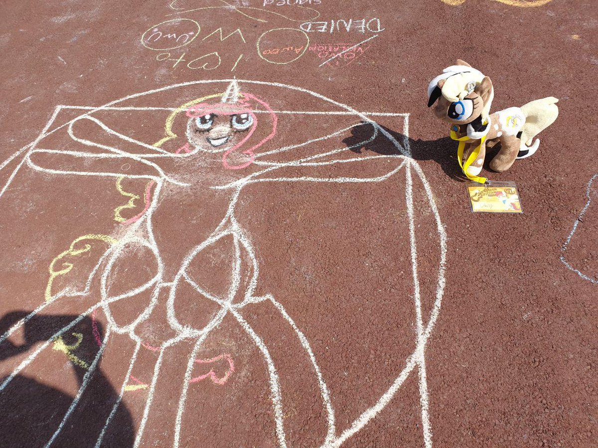 BronyFair's tweet photo. The Science of @MissLibussa by Leonardo da Vinci @Czequestria 
#Czequestria2019 https://t.co/T6LCkENPXq